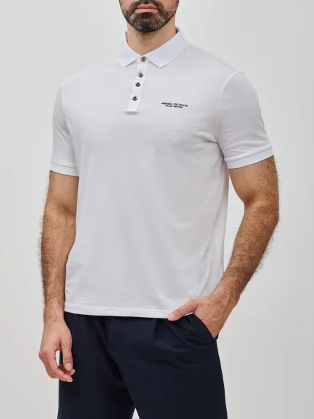 Поло Armani Exchange біле