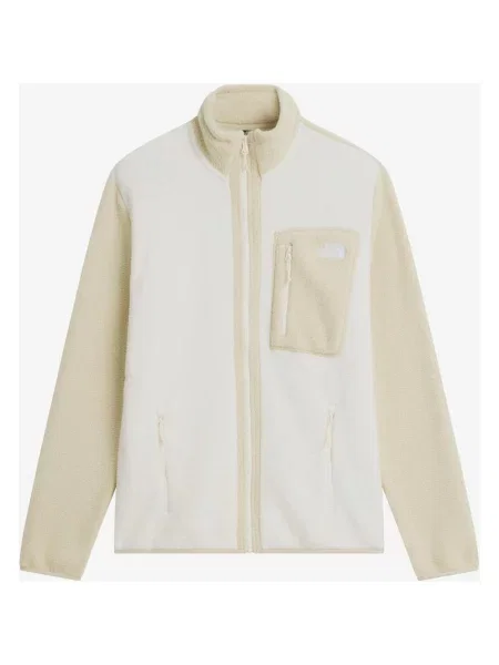 Polar damski The North Face Yumiori Full Zip beżowy S biały