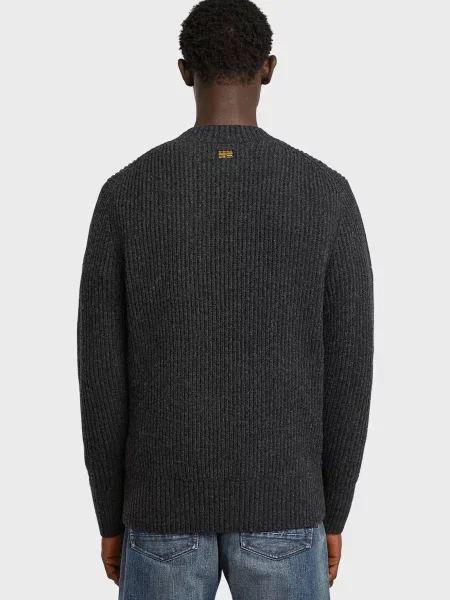 Шерстяной свитер G-star Raw серый