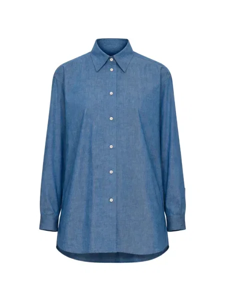 Kołnierzykowy koszula Dusan niebieska