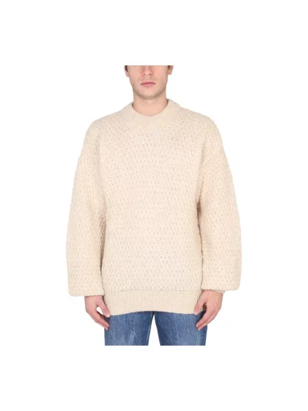 Sweter Séfr wełniany beżowy