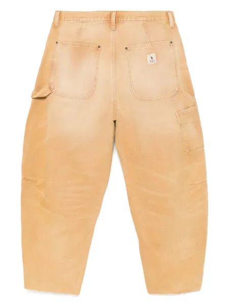 Iš natūralios odos mažas polo marškinėliai Polo Ralph Lauren dvieiliai juoda