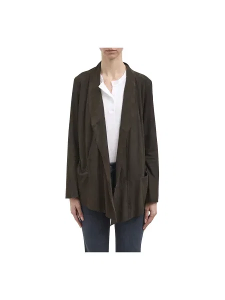 Marynarka skórzana Giorgio Brato skórzana brązowa