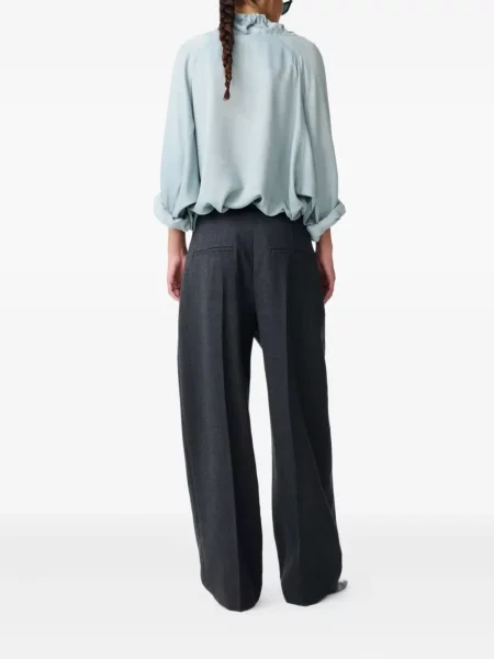 Pantaloni Studio Nicholson plisate gri