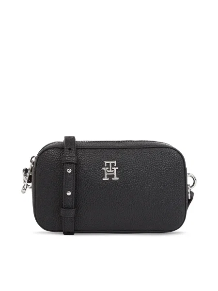 Tommy Hilfiger Geantă Th Emblem Camera Bag negru