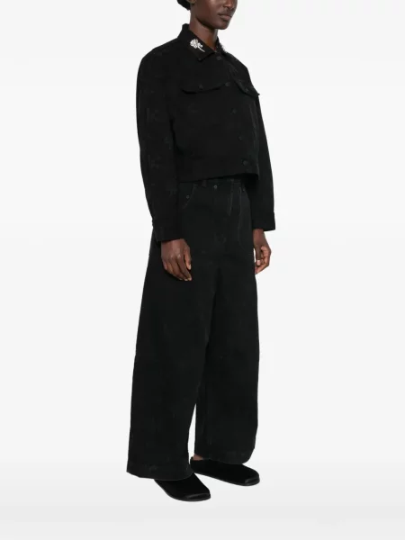 Gulerat geacă Simone Rocha negru