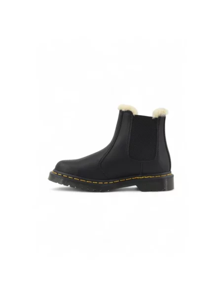 Ocieplane sztyblety Dr. Martens skórzane czarne