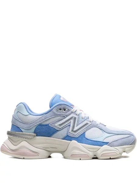 Sneakerși New Balance cu șireturi din dantelă albastru
