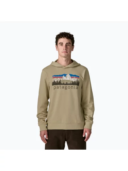 Trekingová mikina Patagonia Fitz Roy Foothills Daily Hoody weathered stone béžová