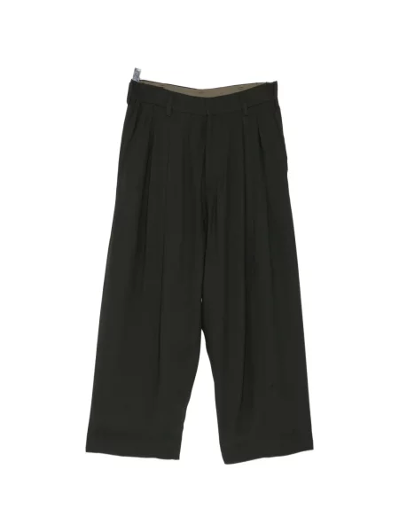 Cu centură pantaloni Ziggy Chen verde