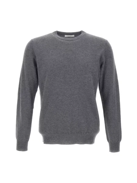 Sweter Kangra wełniany szary