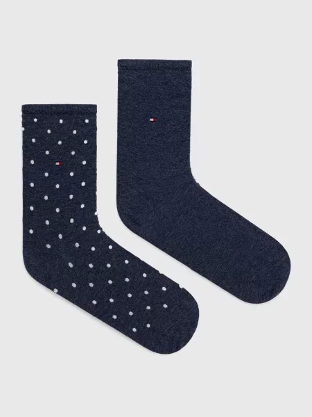 Tommy Hilfiger Чорапи 2 чифта синьо