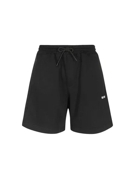 Bermudy Msgm z elastyczną talią czarne