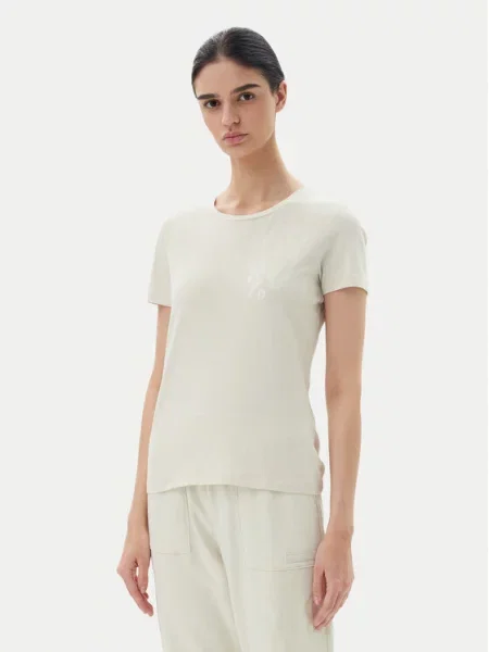 Emporio Armani Marškinėliai smėlio