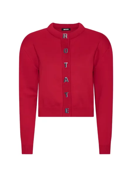 Cardigan Rotate Birger Christensen tricotate roșu