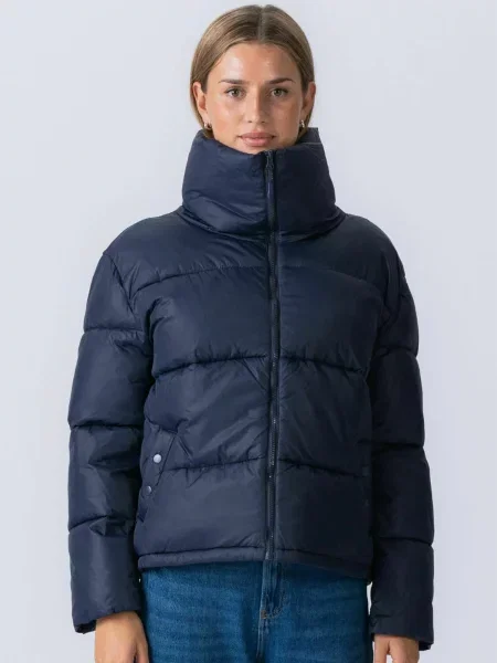 TEESHOPPEN Geacă de iarnă Short Puffer bleumarin