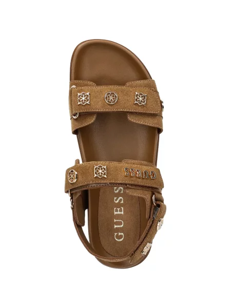 Sandale Guess cu bretele maro