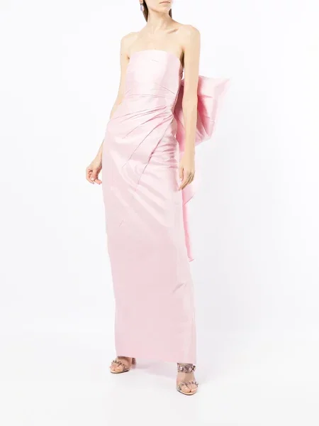 Sukienka Bambah z kokardką różowa