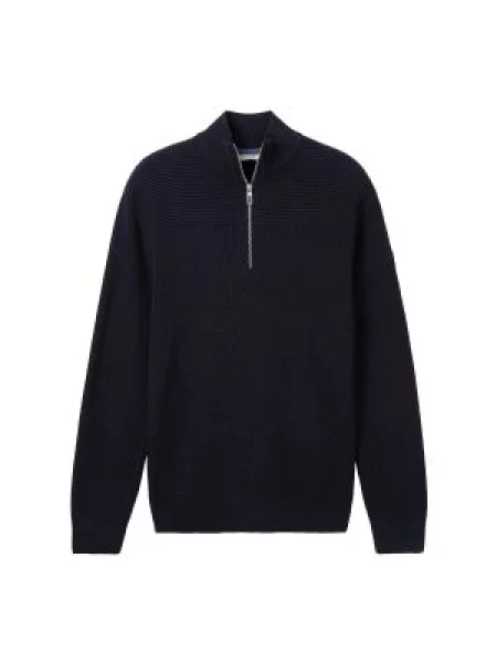 TOM TAILOR Pulover marin albastru