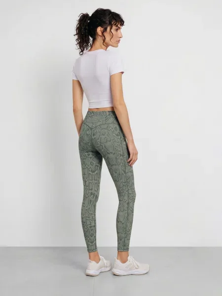 Adidas Legginsy Opt Primelift gruen zielone