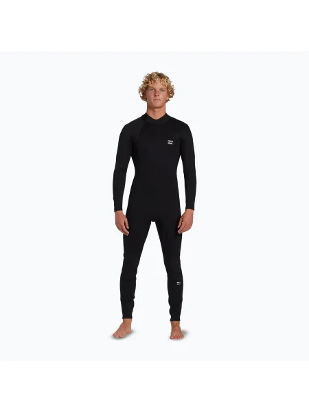 Costum de înot pentru bărbați Billabong mm Foil Back Zip black negru