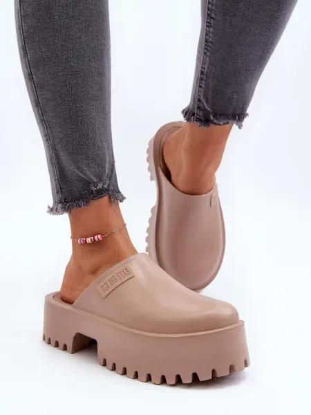 Klapki Big Star Shoes białe