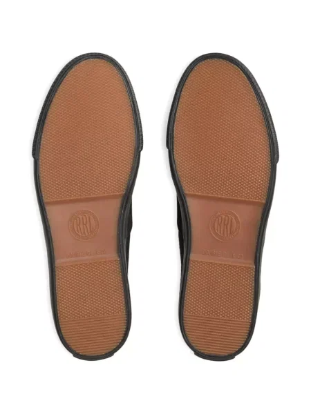 Кожени маратонки Ralph Lauren Rrl с връзки черно