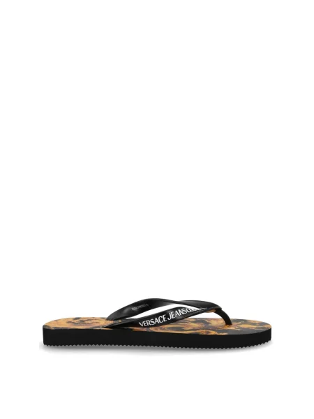 Klapki Versace Jeans Couture czarne