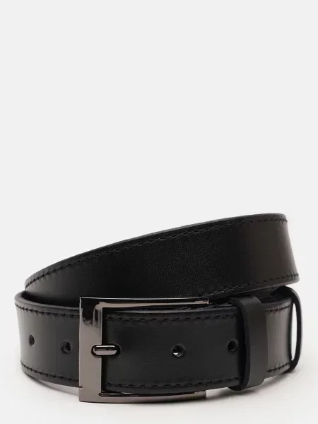 Кожаный ремень Borsa Leather черный