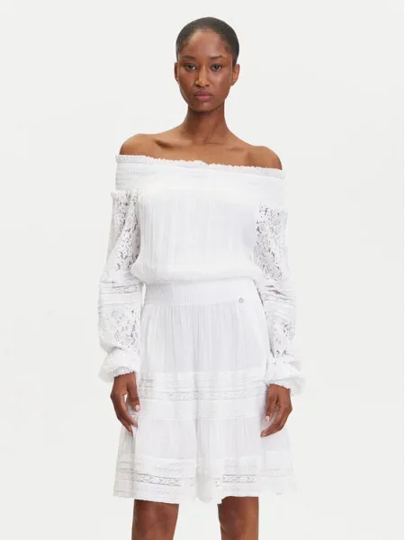 Guess Ежедневна рокля бял