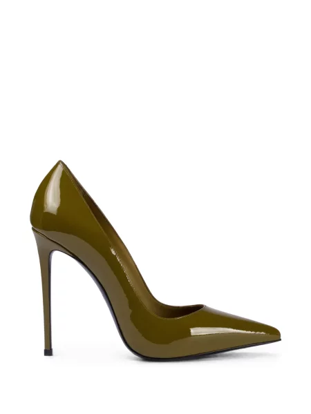 Pantofi cu toc Le Silla din piele verde