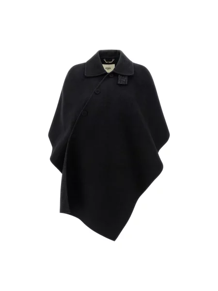 Kurtka Fendi wełniana czarna