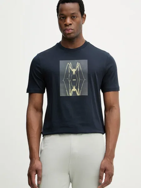 BOSS Orange tricou din portocaliu