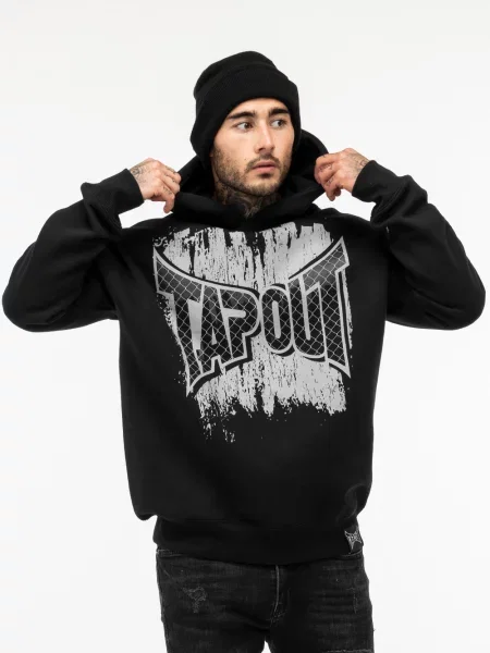 Hoodie Tapout s kapuco črna
