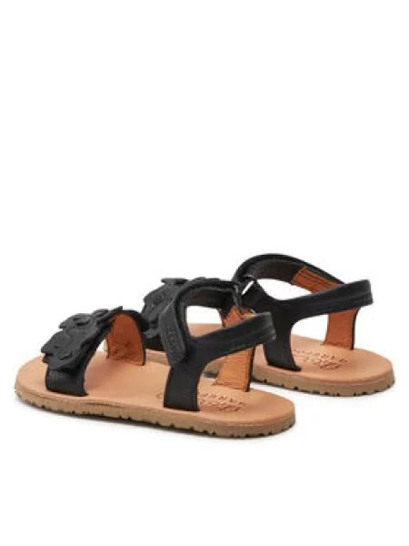 Basutės Froddo Barefoot Flexy Flowers M juoda