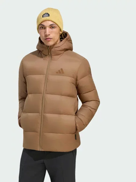 Зимова куртка adidas перероблений коричневий