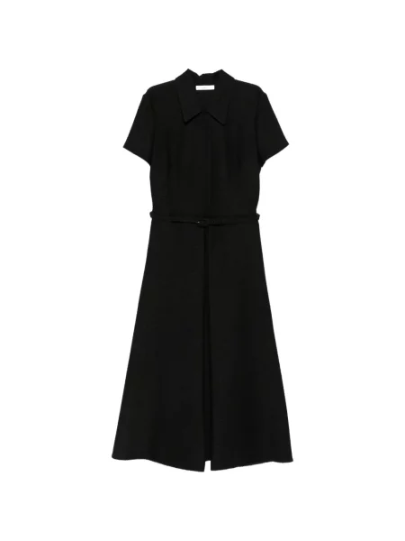 Scurt cu centură rochie midi Fendi negru