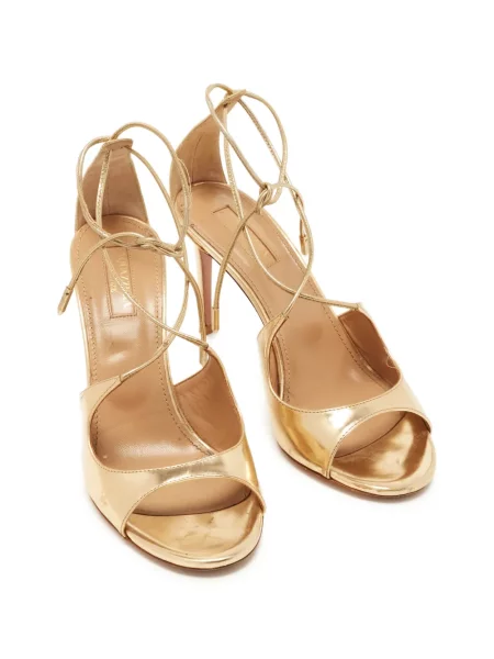 Сандали Aquazzura с връзки с дантела