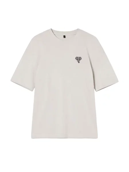 Trendyol Tricou taupe / grafit gri