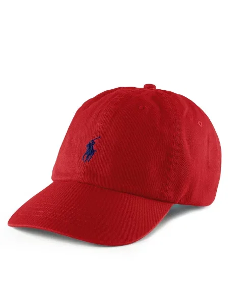 Kapa s šiltom Polo Ralph Lauren rdeča