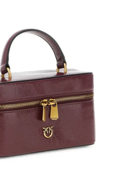 Geanta crossbody Pinko din piele roșu