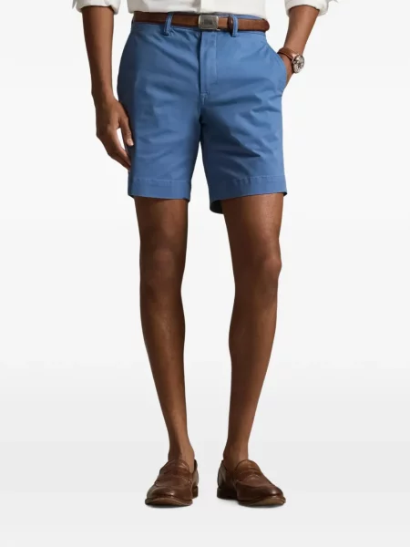 Λινό ριγέ polo Polo Ralph Lauren με κέντημα πράσινο