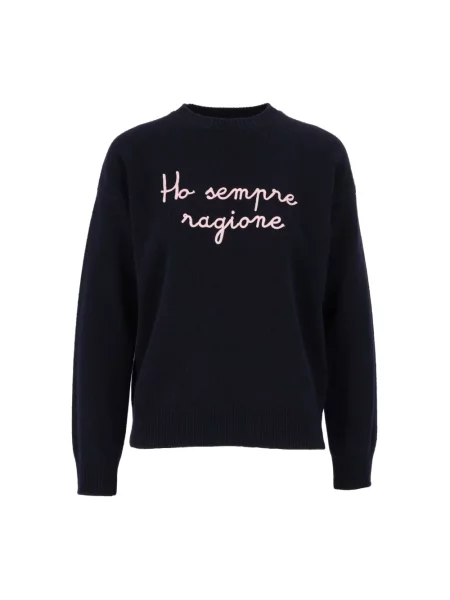 Sweter Mc2 Saint Barth niebieski