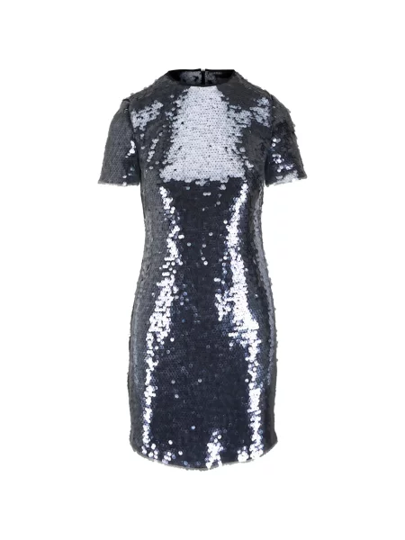 Rochie mini Akris cu paiete de costum albastru
