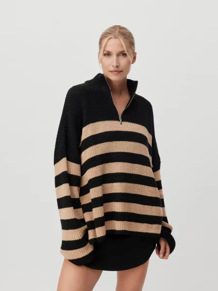 LeGer by Lena Gercke Pulover Emma maro cămilă negru