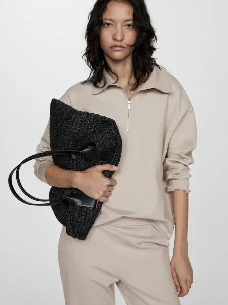 Светр MANGO темно-синій синій