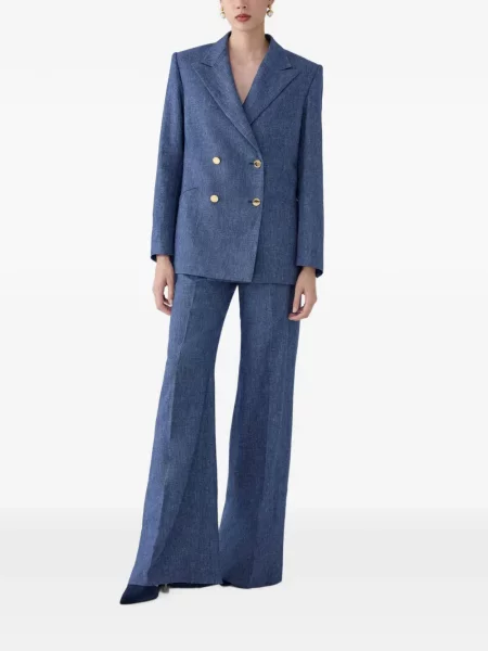 Dvouřadé sako Carolina Herrera modré