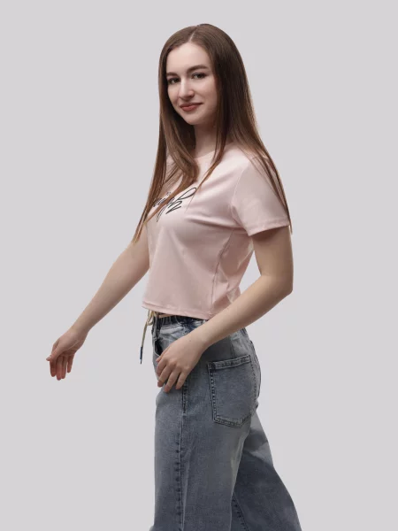 Футболка Lumo розовая
