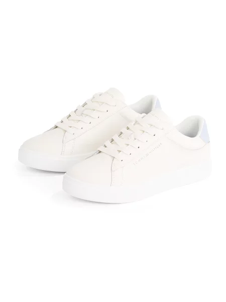 Sneakersy Tommy Hilfiger skórzane białe