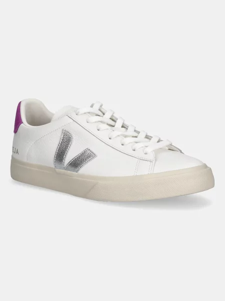 Veja sneakersy skórzane Campo biały